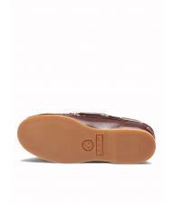 TIMBERLAND BOAT AMHERST Mocas&iacute;n de piel marr&oacute;n - Zapatos Mujer - 5