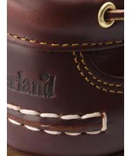 TIMBERLAND BOAT AMHERST Mocas&iacute;n de piel marr&oacute;n - Zapatos Mujer - 4