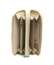 POLLINI COCCO LUX Cartera grande con cremallera Marfil - Carteras Mujer - 2