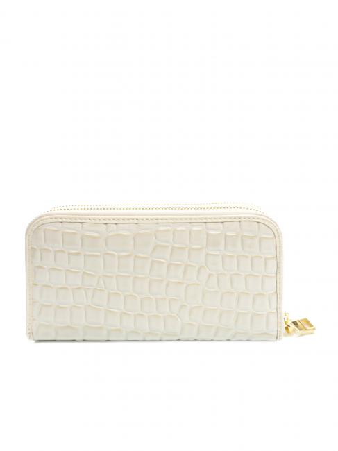 COCCO LUX Cartera grande con cremallera Marfil - Carteras Mujer