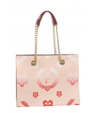 POLLINI HERITAGE  Bolsa de la compra con estampado all over multicolor/nude/rojo - Bolsos Mujer - 2