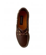 TIMBERLAND 2 EYE BOAT N&aacute;uticos de piel marr&oacute;n - Zapatos Hombre - 4