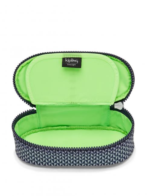 DUOBOX Estuche mediano triangulo azul - Estuches y Accesorios