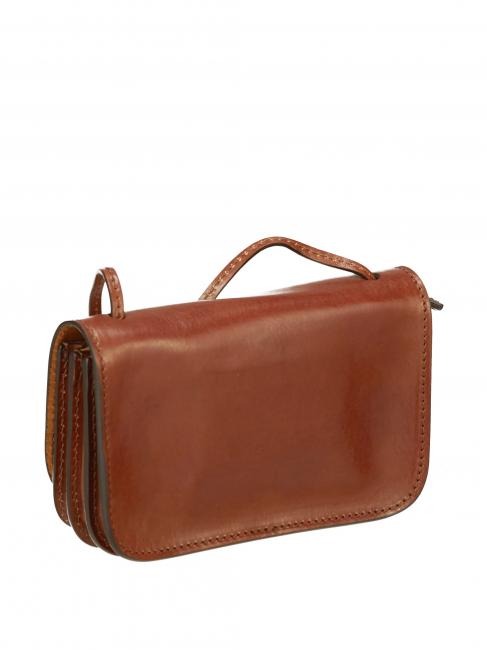 RUSTICI Bolso bandolera de piel BROWN - Bolsos Mujer