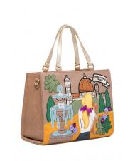 BRACCIALINI CARTOLINE FIRENZE Bolso de mano con bandolera - Bolsos Mujer