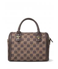 BRACCIALINI MONORANGE Bolsa baúl con bandolera Marrón - Bolsos Mujer - 3