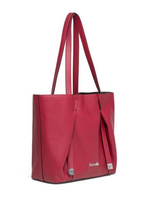 GIO Bolso shopper con bolsillo extra&iacute;ble rojo - Bolsos Mujer