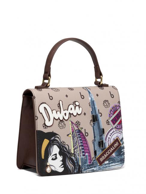 CARTOLINE DUBAI Carpeta bandolera negro - Bolsos Mujer