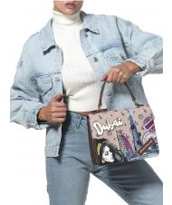 BRACCIALINI CARTOLINE DUBAI Carpeta bandolera negro - Bolsos Mujer - 4