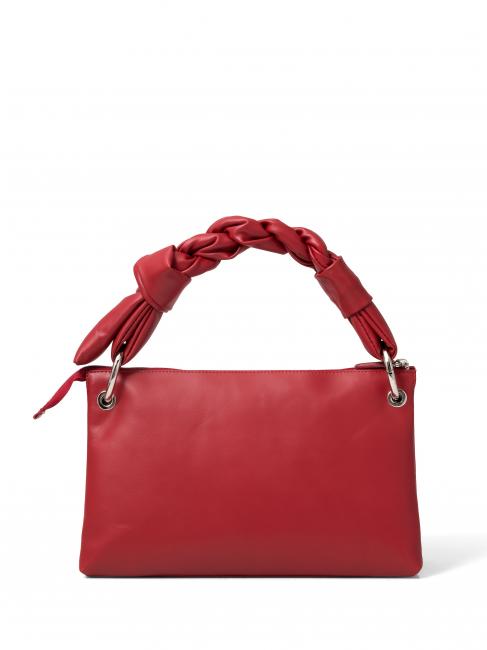CHARLIZE Bolso bandolera en piel carm&iacute;n - Bolsos Mujer