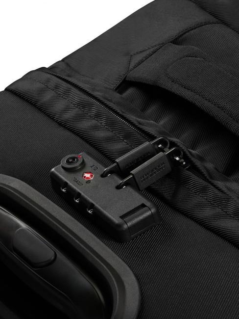 URBAN TRACK Bolsa de equipaje de mano con ruedas asfalto negro - Equipaje de mano