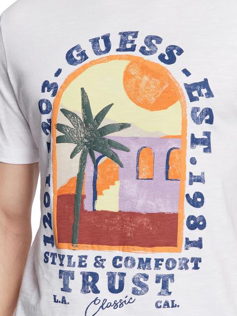 PALM WINDOW Camiseta estampada purwhite - camiseta