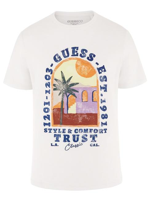 PALM WINDOW Camiseta estampada purwhite - camiseta