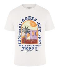 GUESS PALM WINDOW Camiseta estampada purwhite - camiseta - 4