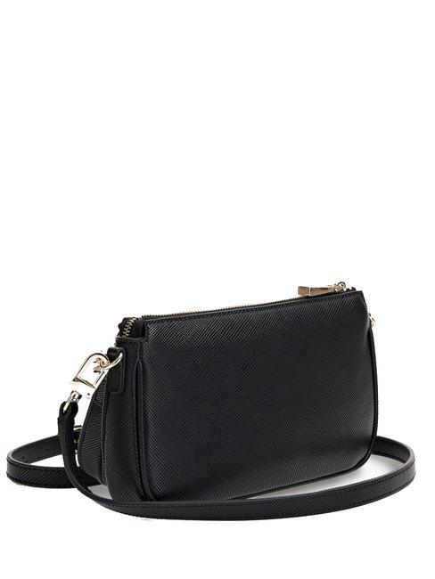 NOELLE Bolso bandolera doble NEGRO - Bolsos Mujer