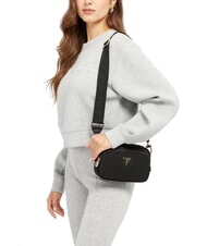 GUESS ECO GEMMA Minibolso para cámara de hombro NEGRO - Bolsos Mujer - 4