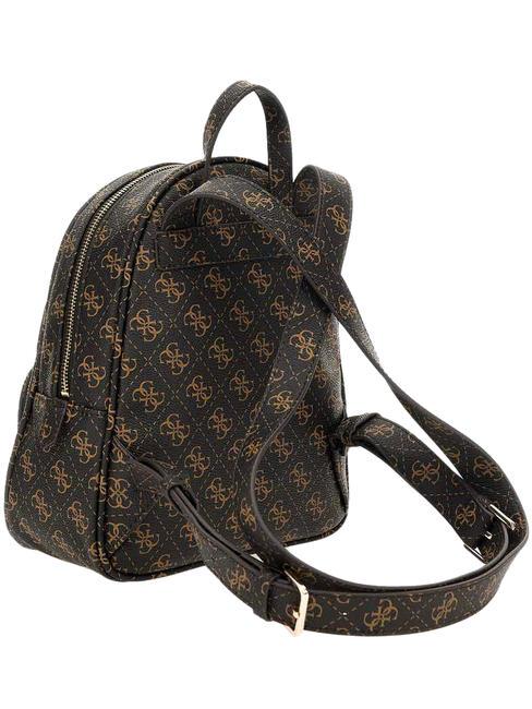 ECO ELEMENTS mochila con logo estampado marr&oacute;n - Bolsos Mujer
