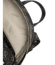 GUESS ECO ELEMENTS mochila con logo estampado marr&oacute;n - Bolsos Mujer - 4