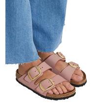 BIRKENSTOCK ARIZONA BIG BUCKLE Zapatilla de piel nobuk rosas viejas - Zapatos Mujer - 5