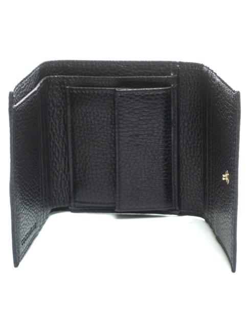 PRINTED LOGO Minicartera en piel negro - Carteras Mujer