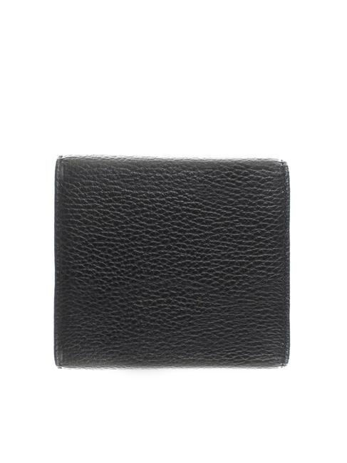 PRINTED LOGO Minicartera en piel negro - Carteras Mujer
