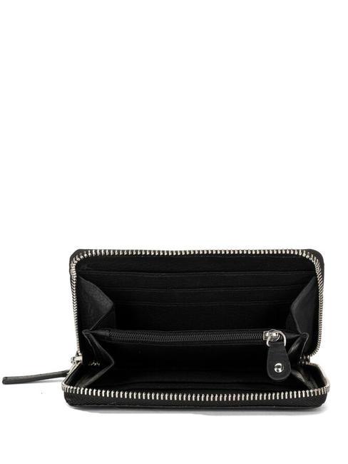 SHIRLEY Cartera de mujer de piel negro - Carteras Mujer