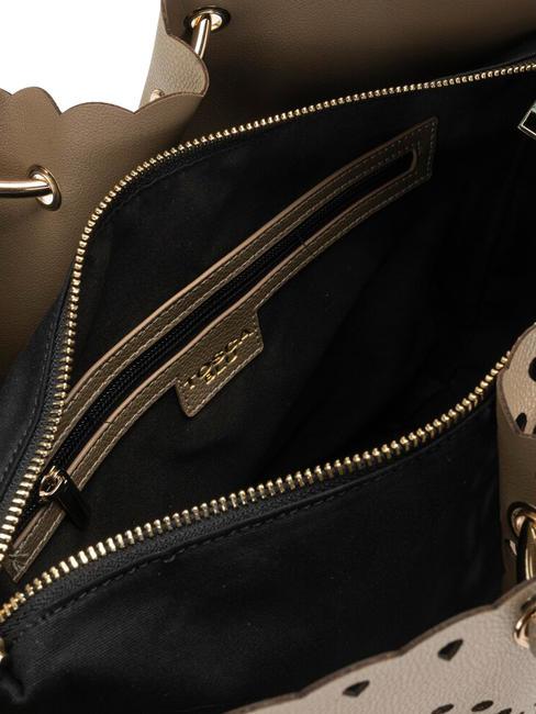 NICOLE Bolso de mano, con bandolera oro - Bolsos Mujer