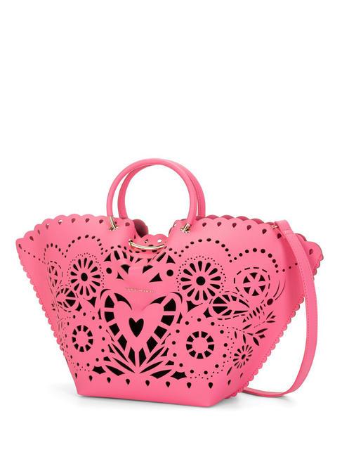 NICOLE Bolso de mano, con bandolera fucsia - Bolsos Mujer