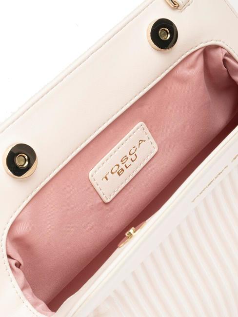 PLISSE Bolsa de hombro blanco - Bolsos Mujer