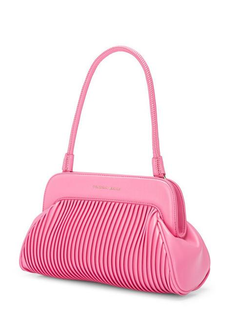 PLISSE Bolsa de hombro fucsia - Bolsos Mujer