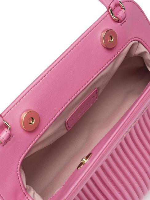 PLISSE Bolsa de hombro fucsia - Bolsos Mujer