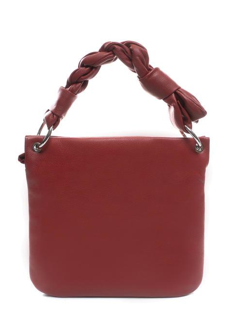 CHARLIZE Bolso de piel con bandolera carm&iacute;n - Bolsos Mujer