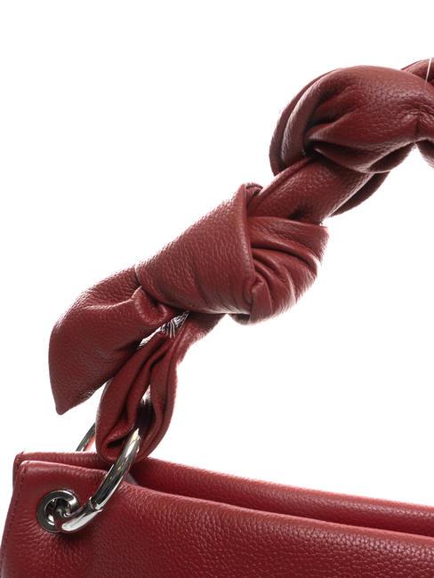 CHARLIZE Bolso de piel con bandolera carm&iacute;n - Bolsos Mujer