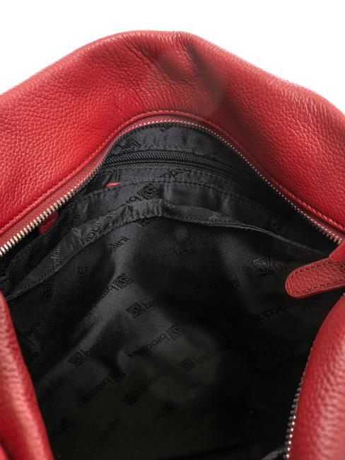 CHARLIZE Bolso de piel con bandolera carm&iacute;n - Bolsos Mujer