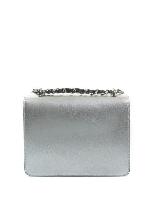 MICHELLE Bolso bandolera de piel PLATA - Bolsos Mujer