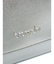 BRACCIALINI MICHELLE Bolso bandolera de piel PLATA - Bolsos Mujer - 4