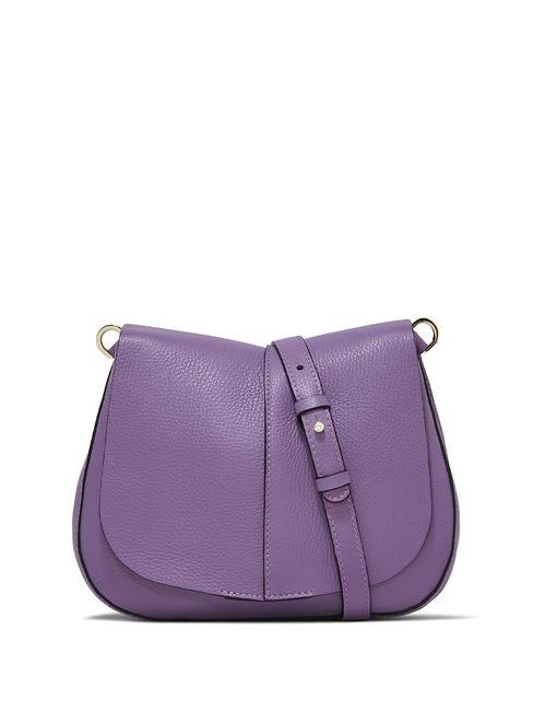 HELENA ROUND Bolso bandolera de piel doble glicina - Bolsos Mujer