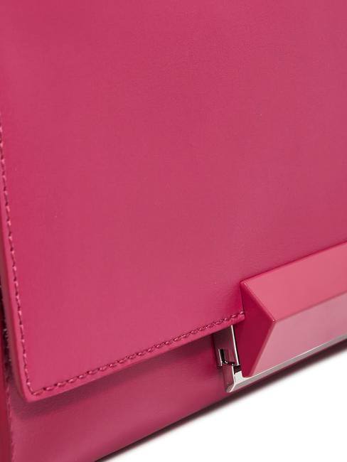 LILY Bolso clutch de piel con bandolera buganvillas - Bolsos Mujer