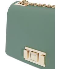 FURLA LULU Bolso bandolera de piel de becerro verdes minerales - Bolsos Mujer - 4