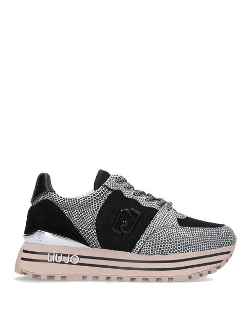MAXI WONDER 57 zapatillas con plataforma y estampado de pit&oacute;n pureza - Zapatos Mujer