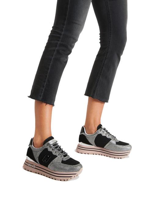 MAXI WONDER 57 zapatillas con plataforma y estampado de pit&oacute;n pureza - Zapatos Mujer