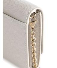 FURLA 1927 Cartera clutch de piel con cadena perla - Carteras Mujer - 3