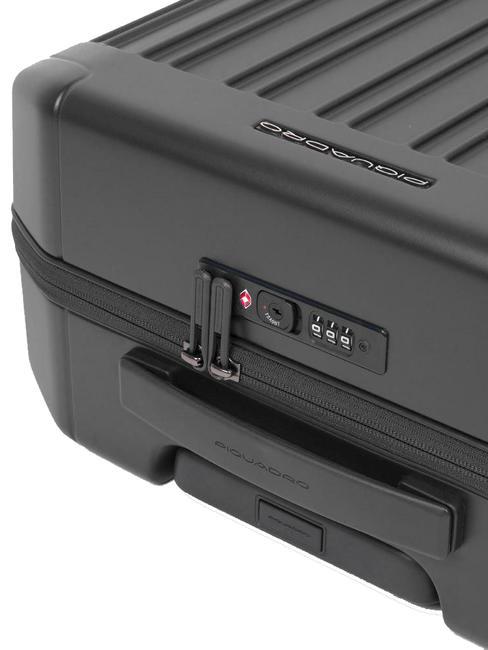 PQ-LIGHT Trolley de cabina ultrafino negro mate - Equipaje de mano