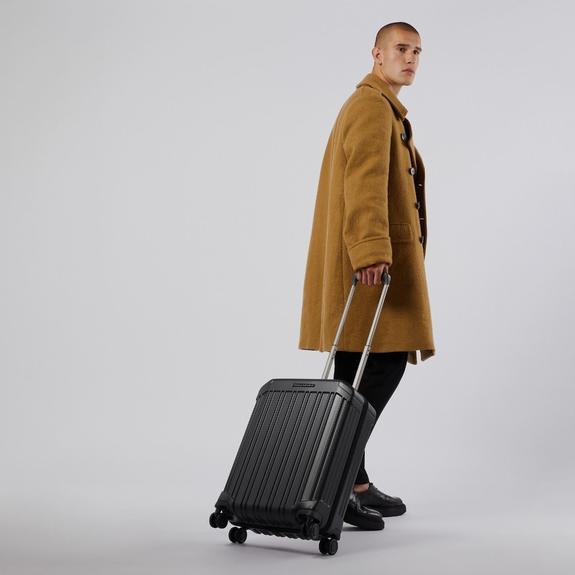PQ-LIGHT Trolley de cabina ultrafino negro mate - Equipaje de mano