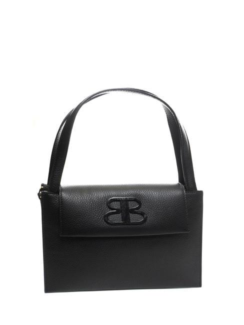JULIA Bolso de cuero negro - Bolsos Mujer