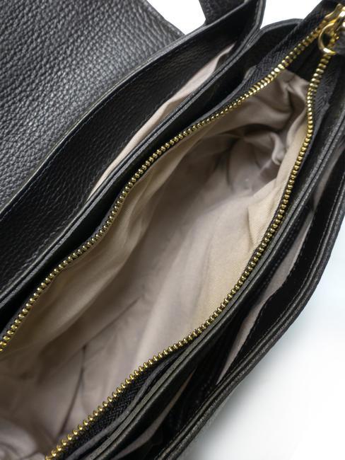 JULIA Bolso de cuero negro - Bolsos Mujer