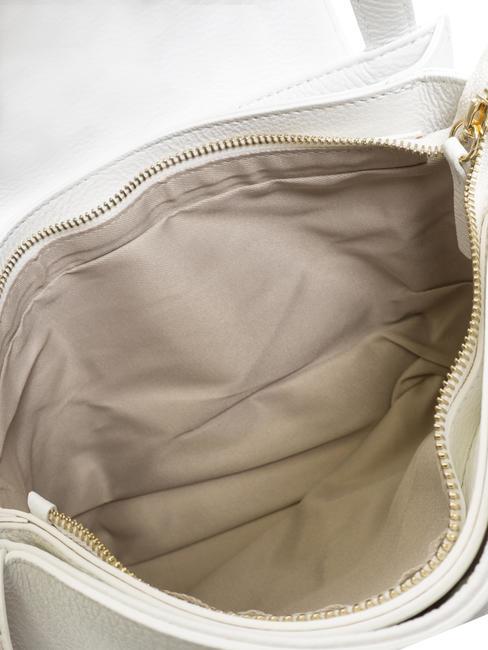 JULIA Bolso de cuero blanco - Bolsos Mujer