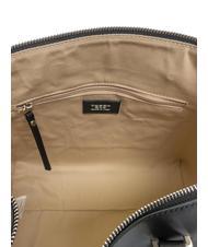 TOSCA BLU GRACE Bolso de compras de cuero negro - Bolsos Mujer - 5