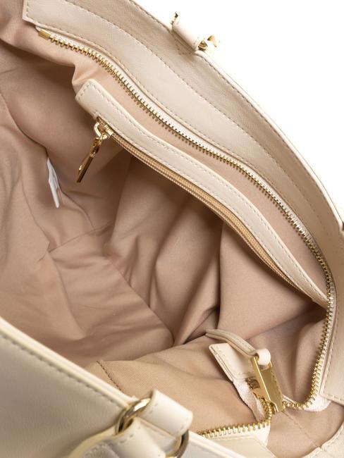 GAIA Bolso de cuero blanco marfil - Bolsos Mujer