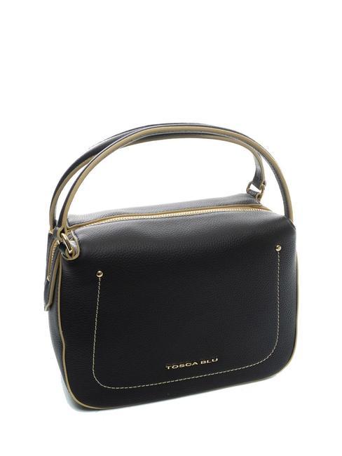 AURORA Bolso de cuero negro - Bolsos Mujer